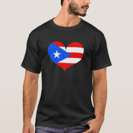 Camiseta Amo la bandera de Puerto Rico