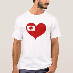 Camiseta Amo la bandera de Tonga