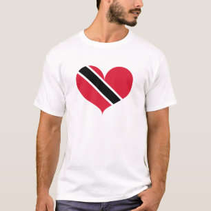 Camiseta Amo la bandera de Trinidad y Tobago