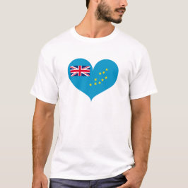 Camiseta Amo la bandera de Tuvalu