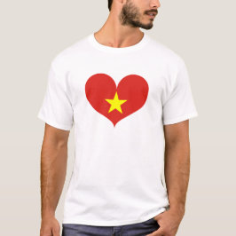 Camiseta Amo la bandera de Viet Nam