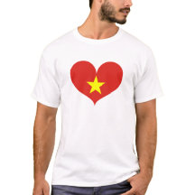 Amo la bandera de Vietnam