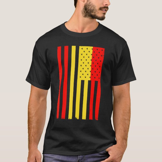 Camiseta Amo la bandera española del Día Nacional de España (Anverso)