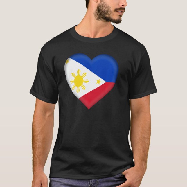 Camiseta Amo La Bandera Filipina De Filipinas El Equipo Pul (Anverso)