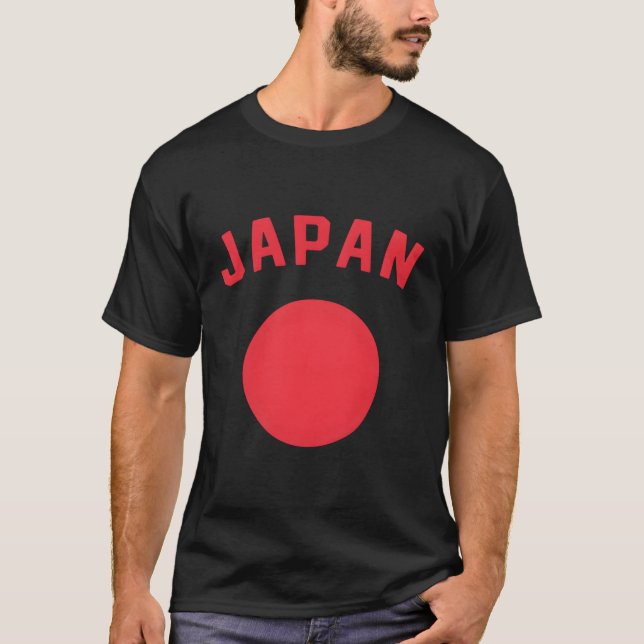 Camiseta Amo La Bandera Minimalista Japonesa (Anverso)