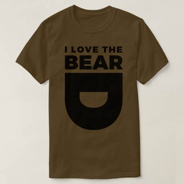 Camiseta Amo La Barba (Diseño del anverso)