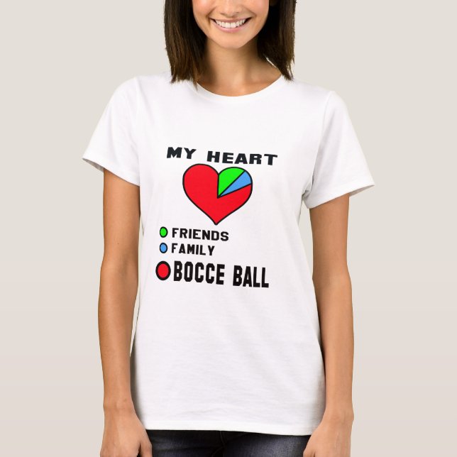Camiseta Amo la bola de Bocce (Anverso)