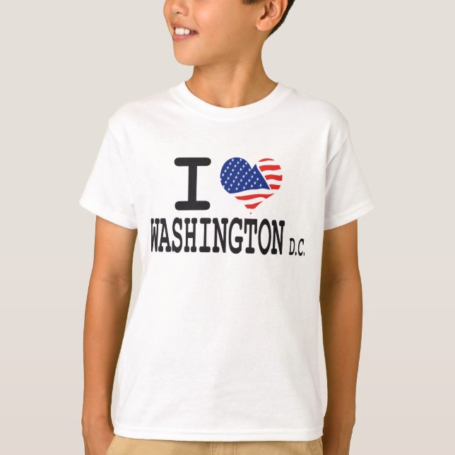 Camiseta Amo la C.C. de Washington (Anverso)