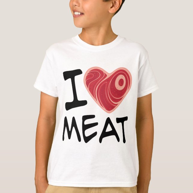 Camiseta Amo La Carne (Anverso)