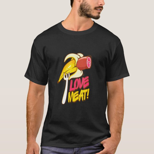 Camiseta Amo La Carne (Anverso)