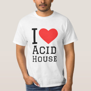 Camiseta Amo la casa ácida