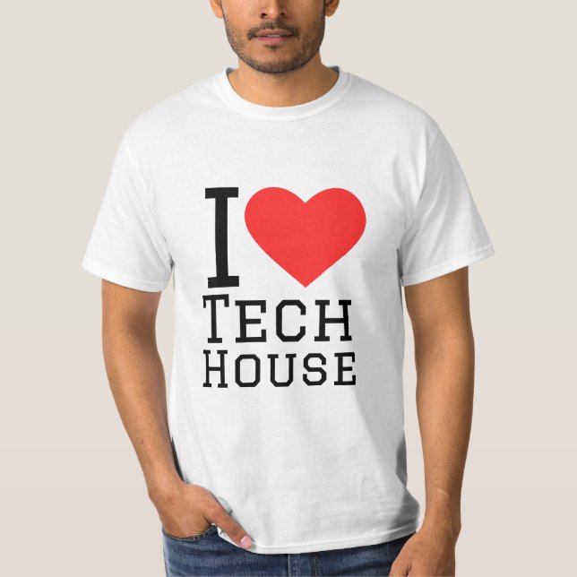 Camiseta Amo la casa de tecnología (Anverso)