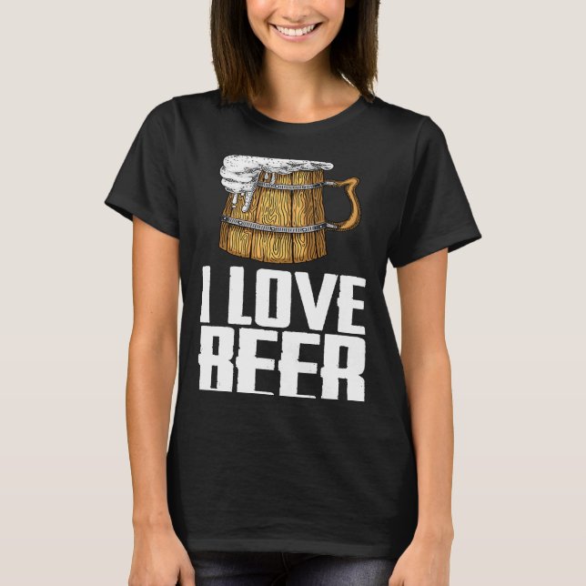 Camiseta Amo La Cerveza (Anverso)
