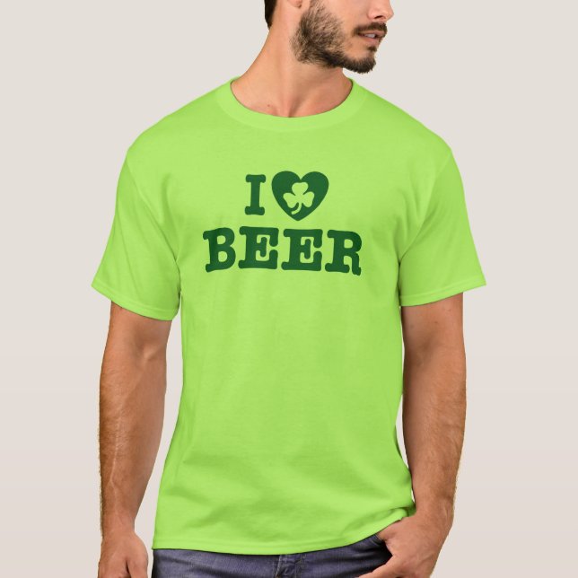 Camiseta Amo La Cerveza (Anverso)