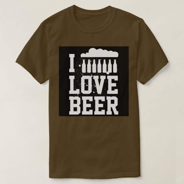 Camiseta Amo La Cerveza (Diseño del anverso)
