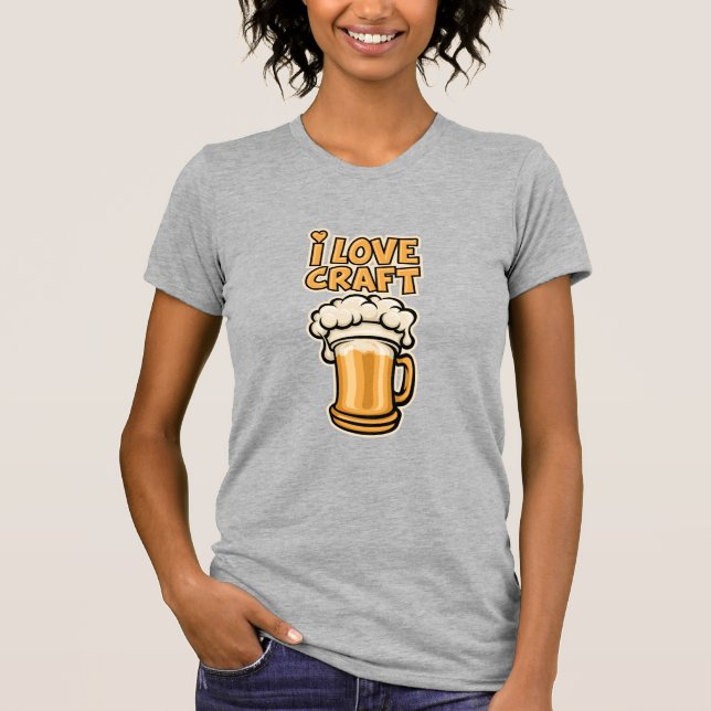 Camiseta Amo La Cerveza Artesanal (Anverso)