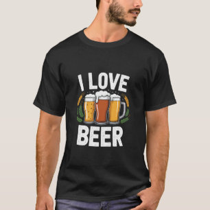 Camiseta Amo la cerveza artesanal humor de entusiasta de la
