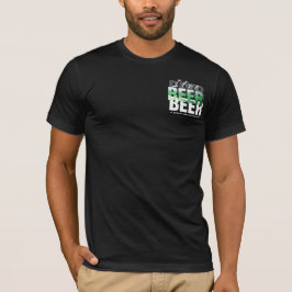 Camiseta Amo La Cerveza. Equipo de bebidas del Día de San P