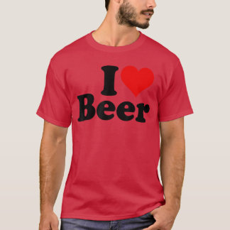 CAMISETA AMO LA CERVEZA ME ENCANTA LA CERVEZA 1