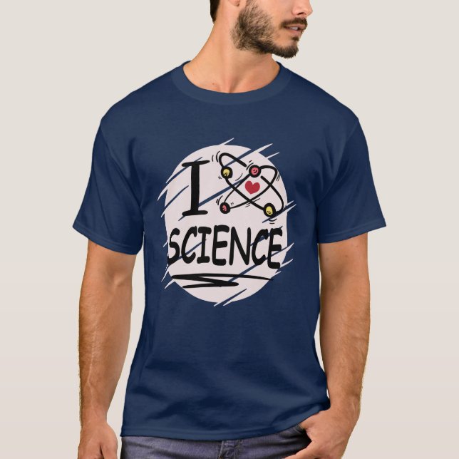 Camiseta Amo la ciencia (Anverso)