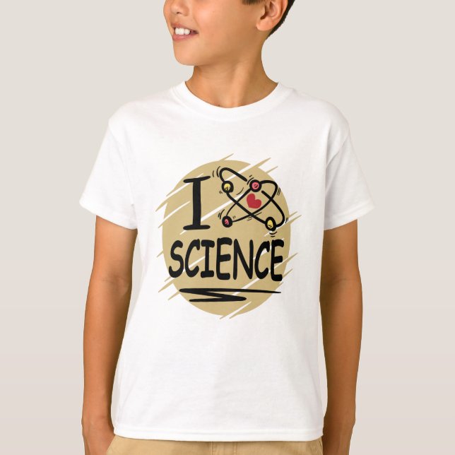 Camiseta Amo la ciencia (Anverso)