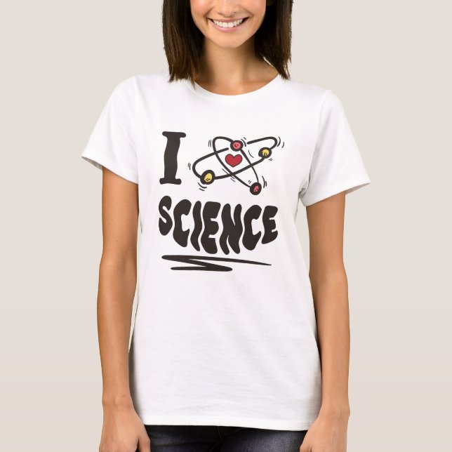 Camiseta Amo la Ciencia (Anverso)