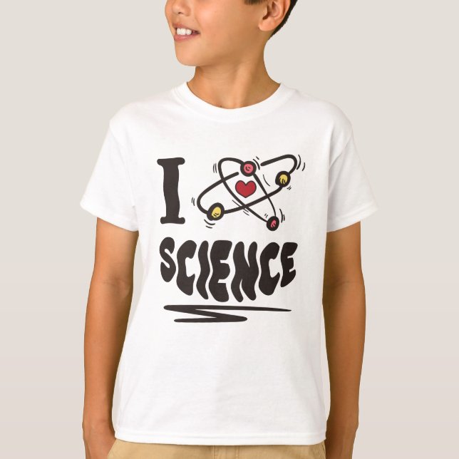 Camiseta Amo la Ciencia (Anverso)