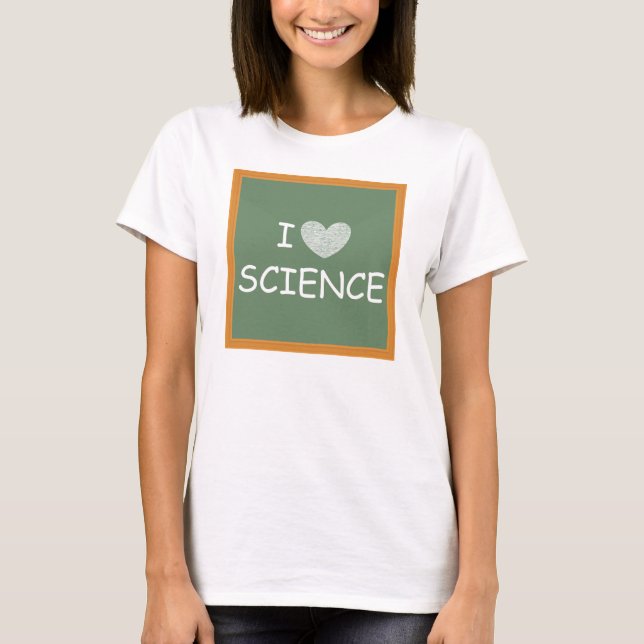 Camiseta Amo la ciencia (Anverso)