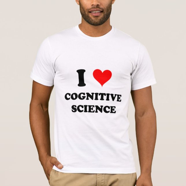 Camiseta Amo la ciencia cognitiva (Anverso)