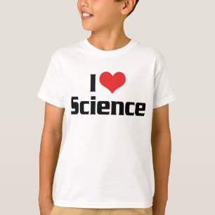 Camiseta Amo la ciencia del corazón
