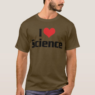 Camiseta Amo la ciencia del corazón