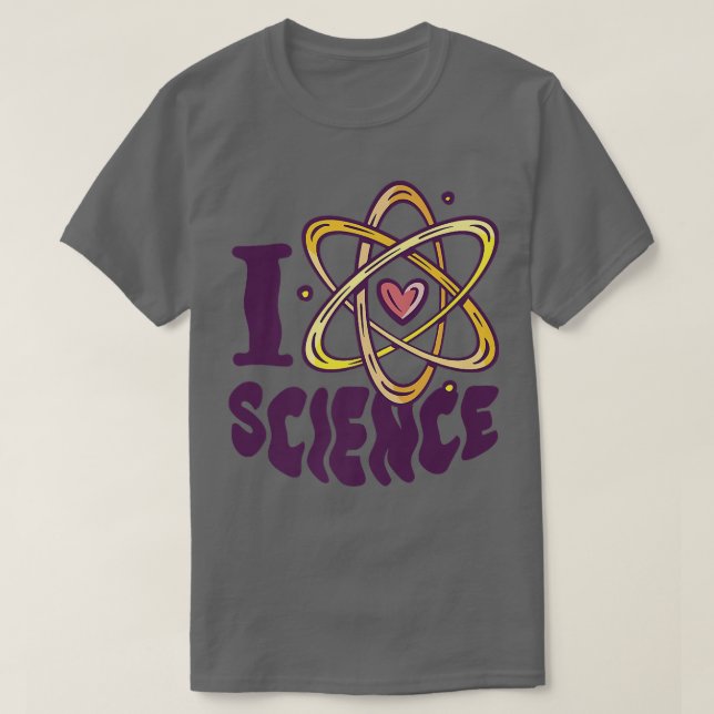 Camiseta Amo la Ciencia l Profesora Estudiante Científica G (Diseño del anverso)
