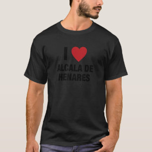 Camiseta Amo La Ciudad De Alcalá De Henares En España Con R