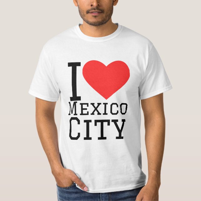 Camiseta Amo la Ciudad de México (Anverso)