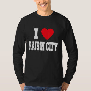 Camiseta Amo la ciudad de Raisin