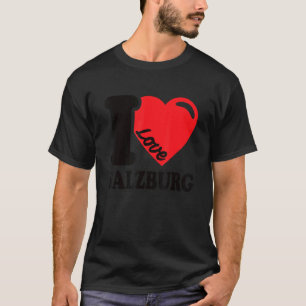 Camiseta Amo La Ciudad De Salzburgo En Austria Amo Salzburg
