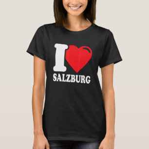 Camiseta Amo la ciudad de Salzburgo en Austria Amo Salzburg