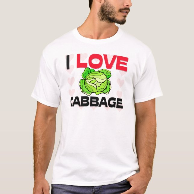 Camiseta Amo la col (Anverso)
