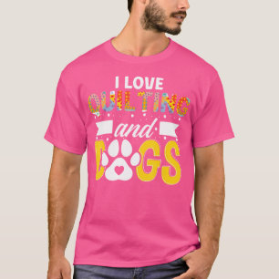 Camiseta Amo La Colcha Y Los Perros Costurera Sastra Colche
