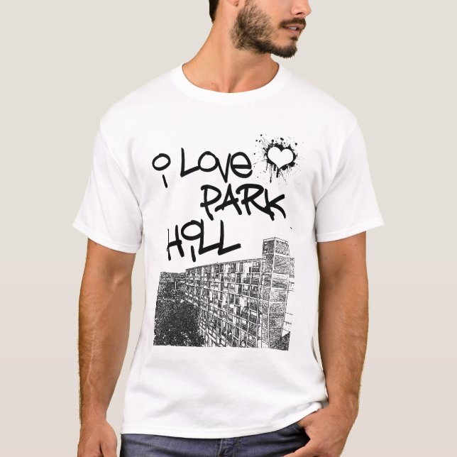 Camiseta Amo la colina del parque (Anverso)