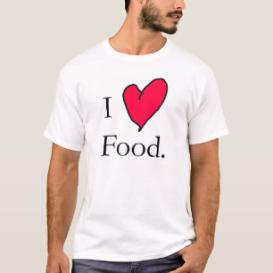 Camiseta Amo la comida