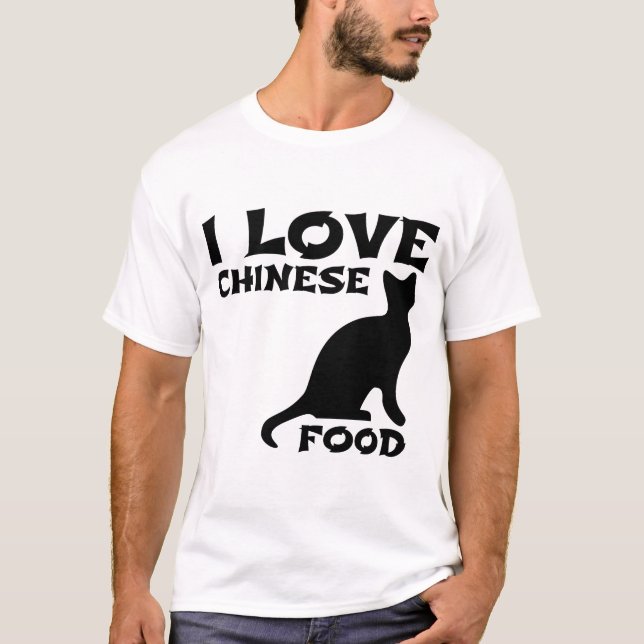 CAMISETA AMO LA COMIDA CHINA (Anverso)