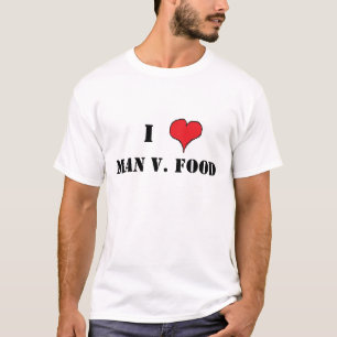 Camiseta AMO LA COMIDA del HOMBRE v.