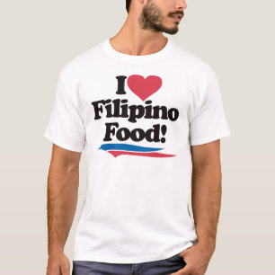 Camiseta Amo la comida filipina