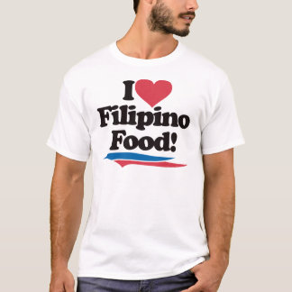 Camiseta Amo la comida filipina