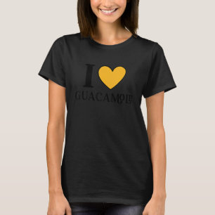 Camiseta Amo la comida mexicana guacamole 8