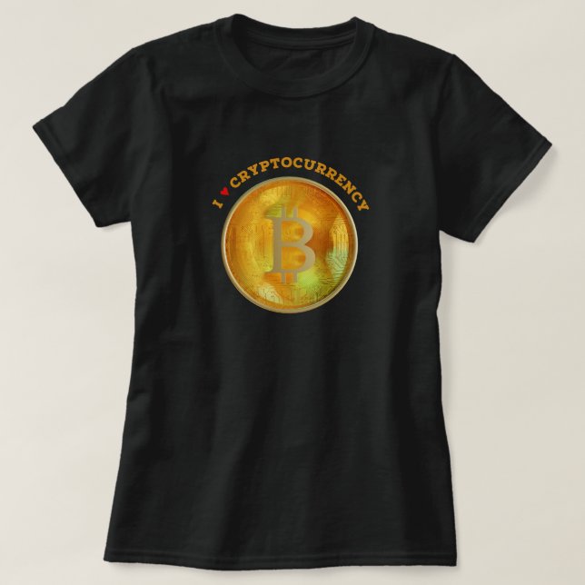 Camiseta Amo La Criptodivisa (Diseño del anverso)