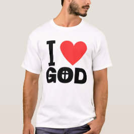 Camiseta Amo la cruz centrada en Dios