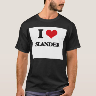 Camiseta Amo la difamación