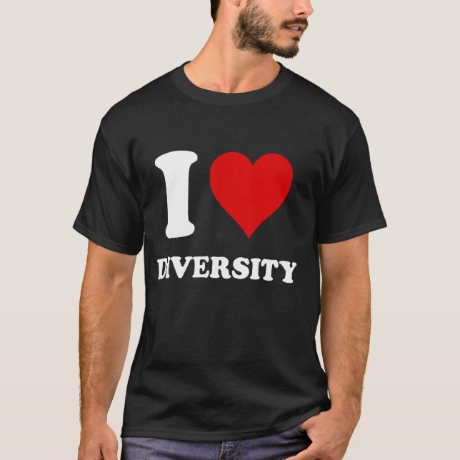 Camiseta Amo la diversidad (Anverso)